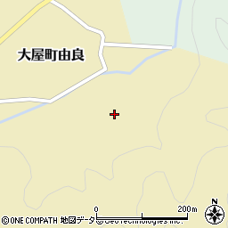 兵庫県養父市大屋町由良558周辺の地図