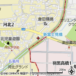 仙田自動車周辺の地図