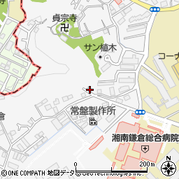 神奈川県鎌倉市植木695-2周辺の地図