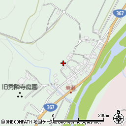 滋賀県高島市朽木岩瀬210周辺の地図