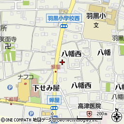 愛知県犬山市羽黒八幡西5周辺の地図