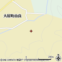 兵庫県養父市大屋町由良547周辺の地図