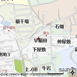 愛知県犬山市早稲田27周辺の地図