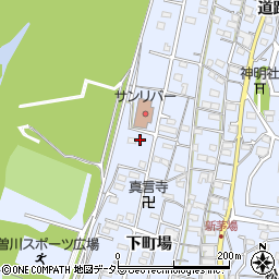 愛知県一宮市木曽川町里小牧下町場52周辺の地図