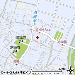 神奈川県茅ヶ崎市萩園1645周辺の地図