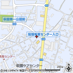 神奈川県茅ヶ崎市萩園1177周辺の地図