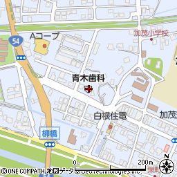 青木歯科医院周辺の地図