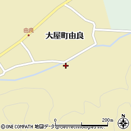 兵庫県養父市大屋町由良351周辺の地図