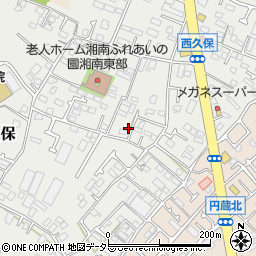 神奈川県茅ヶ崎市西久保724周辺の地図
