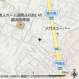神奈川県茅ヶ崎市西久保722周辺の地図