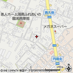 神奈川県茅ヶ崎市西久保722-1周辺の地図
