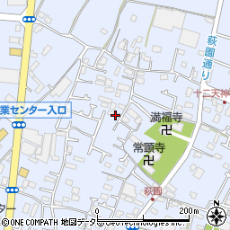 神奈川県茅ヶ崎市萩園1464周辺の地図