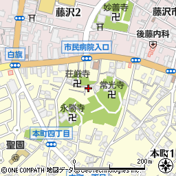 オッコーララ藤沢本町周辺の地図