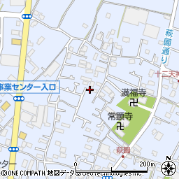 神奈川県茅ヶ崎市萩園1466周辺の地図