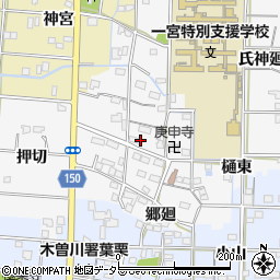愛知県一宮市杉山郷内周辺の地図