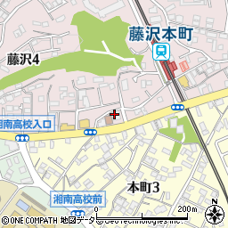 セブンイレブン藤沢４丁目店周辺の地図
