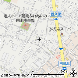 神奈川県茅ヶ崎市西久保722-3周辺の地図