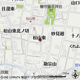 愛知県一宮市木曽川町黒田松山東39周辺の地図
