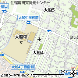 ヴェルデ鎌倉周辺の地図