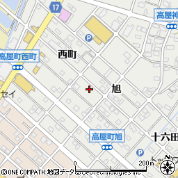 愛知県江南市高屋町旭123周辺の地図