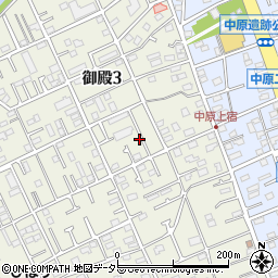 ヴェルテックス湘南駐車場周辺の地図