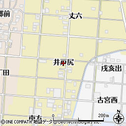 愛知県一宮市光明寺（井戸尻）周辺の地図