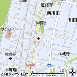 愛知県一宮市木曽川町里小牧道路寺129-1周辺の地図