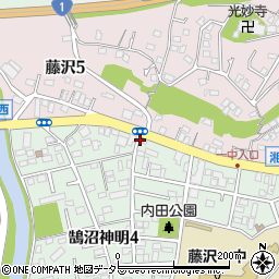 湘南クリーニング周辺の地図