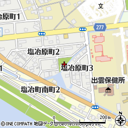 塩冶原町南児童公園トイレ周辺の地図