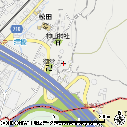 神奈川県足柄上郡松田町神山636周辺の地図
