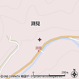 鳥取県八頭郡若桜町渕見246周辺の地図