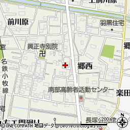 愛知県犬山市郷西226周辺の地図
