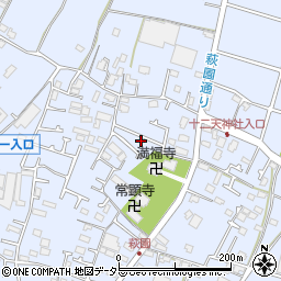 神奈川県茅ヶ崎市萩園1636周辺の地図