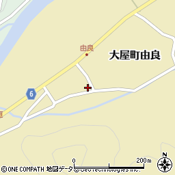 兵庫県養父市大屋町由良278周辺の地図