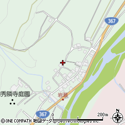 滋賀県高島市朽木岩瀬230周辺の地図