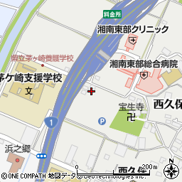神奈川県茅ヶ崎市西久保146周辺の地図