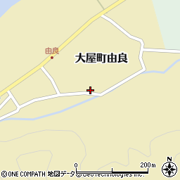 兵庫県養父市大屋町由良385周辺の地図