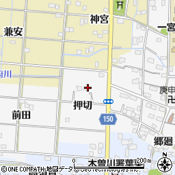 愛知県一宮市杉山押切11-3周辺の地図