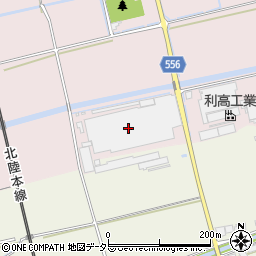 利高工業株式会社　滋賀工場周辺の地図