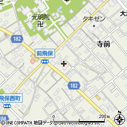 愛知県江南市前飛保町寺前7-1周辺の地図