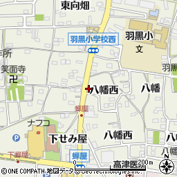 愛知県犬山市羽黒八幡西1周辺の地図