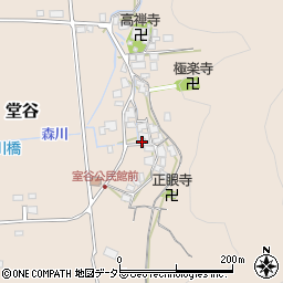 滋賀県米原市堂谷208周辺の地図