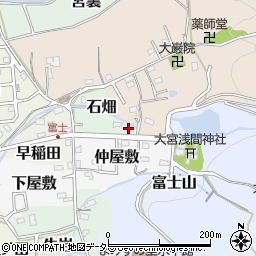 愛知県犬山市石畑1周辺の地図