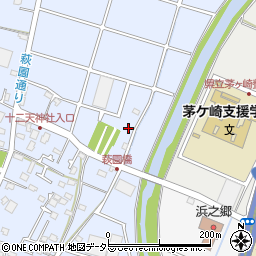 神奈川県茅ヶ崎市萩園164周辺の地図