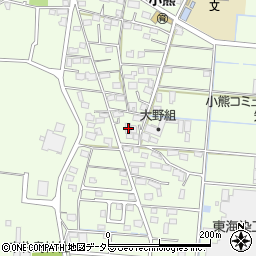 岐阜県羽島市小熊町西小熊1844周辺の地図