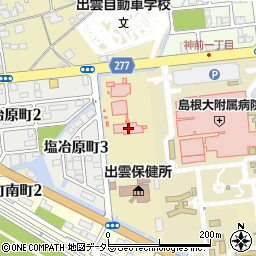 ヘルスサイエンスセンター島根周辺の地図