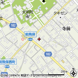 愛知県江南市前飛保町寺前11周辺の地図