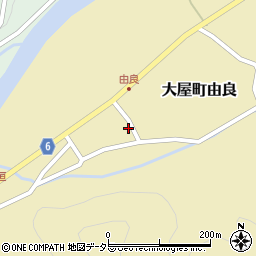 兵庫県養父市大屋町由良276周辺の地図