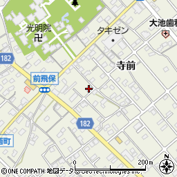 愛知県江南市前飛保町寺前18周辺の地図