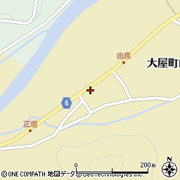 兵庫県養父市大屋町由良237周辺の地図